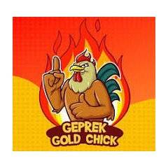 Logo geprek gold chick