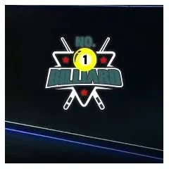 logo No. 1 Billiard Makassar